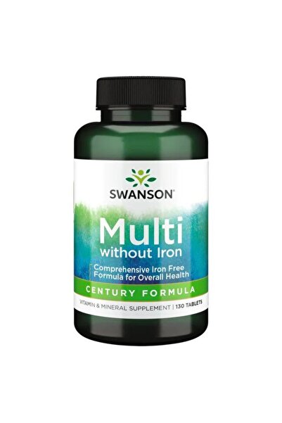 SWANSON Multivitamin Without Iron, 130 Capsules