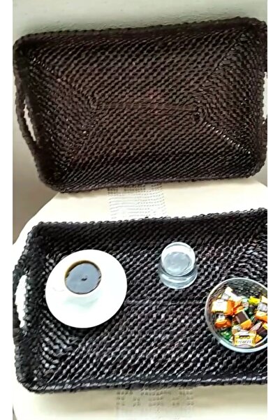 kağıtsepetisler Rectangular Tray Brown