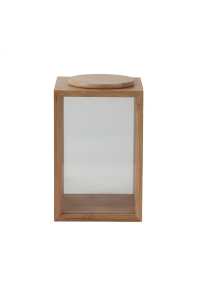 Generic Wood Boxes on Glass