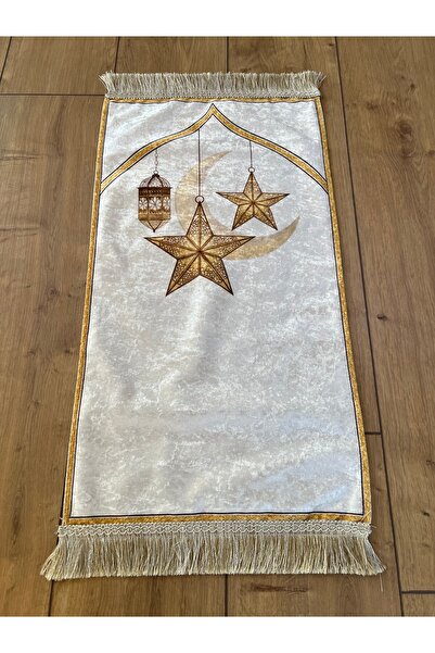 SAMİNA EVTEKSTİLİ ÇOCUK SECCADESİ ÇANTALI KADİFE DİJİTAL BASKILI ASTARLI ÇOCU...