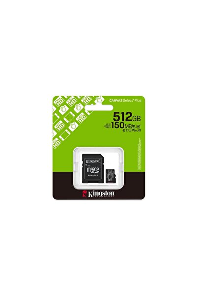 Kingston Technology Kingston Data-Y25 Sdcs3-512Gb 512Gb Microsdxc Canvas Sele...