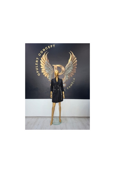 OEM BLACK JACKET DRESS GINEVERA - BLACK, 38