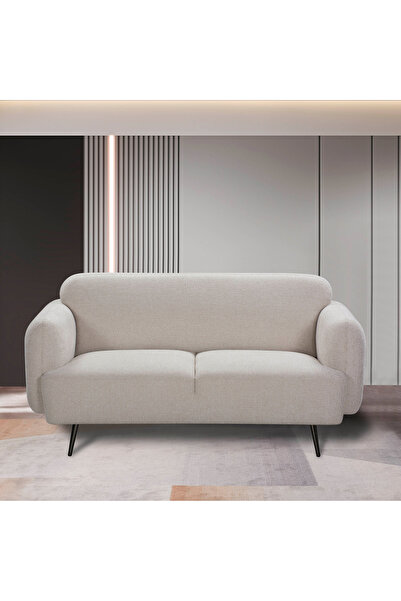 Home Box P-Adria 2 Seater Fabric Sofa - Beige