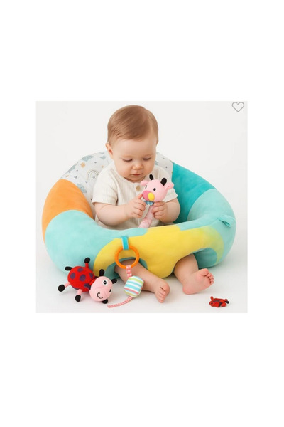 FTGT Fotoliu de Plus Colorat pentru Bebelusi - Honey Baby