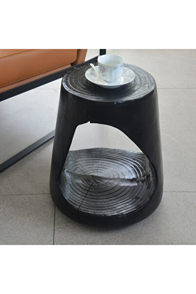 Generic طاولة جانبية صغيرة من البولي ريزين من ديوك