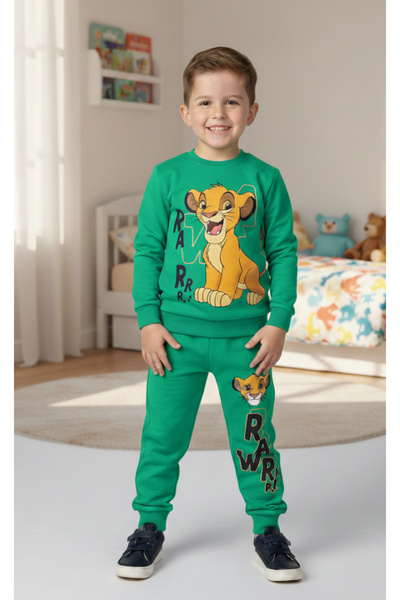 Milanlı Kids Хлопчачий комплект з бавовняної тканини на сезон