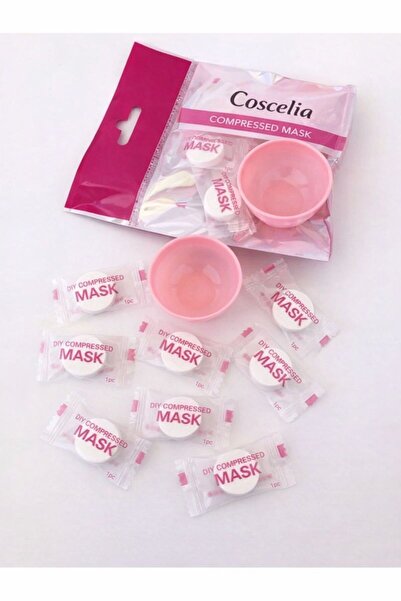 COS COSCELİA Sıkıştırılmış Yüz Maskesi 12 Adet | Serum ve Tonik Uyumlu | Tek ...