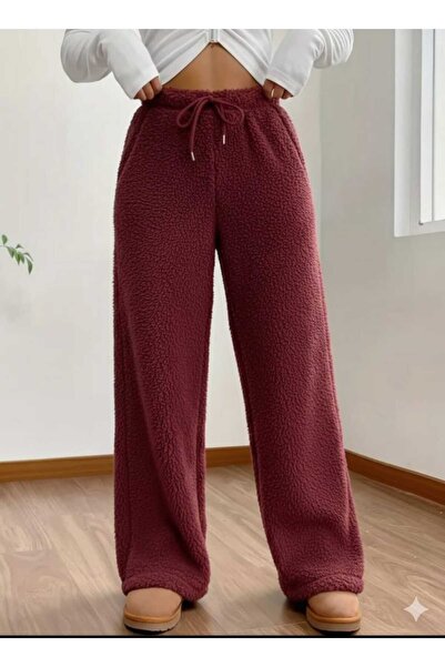 Es Sport Plush Bottom Sweatpants Comfortable Elastic Waist for Autumn and Win...