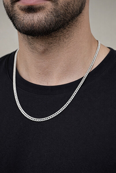 Çelik Erkek Sık Arpa Kolye 55cm