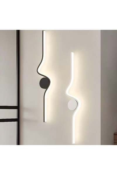 MİNEL DEKOR LED LIGHTING MINEL DEKOR LIGHTING APLİK MELİSA MODEL 70 CM GRİ