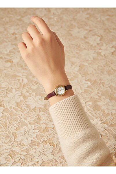 LUNA Eyewear Deri Kordonlu Minimal Vintage Paslanmaz Kararmaz 1 Atm Kutu ve P...