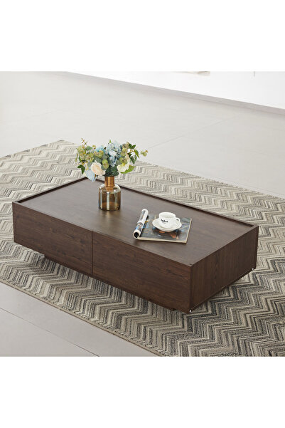 Home Box Riccardo Coffee Table - Dark Walnut