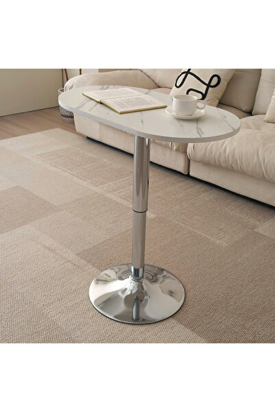 Generic طاولة موفو جاز بيضاوية قابلة لتعديل الارتفاع