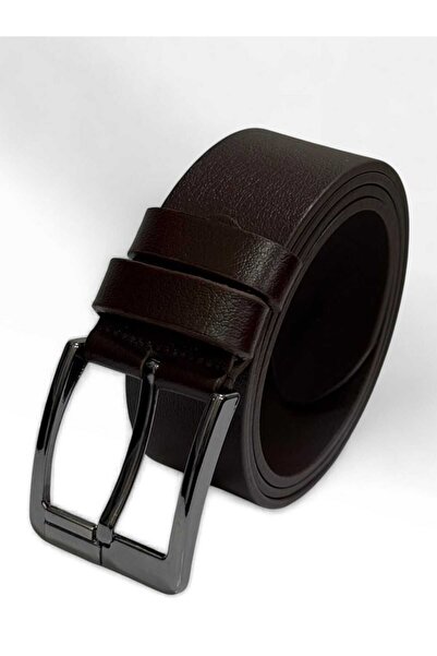 Mia Belt piele naturală curea Maro 4,5 cm Sport