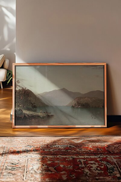 Postifull Vintage slika, poster u drvenom okviru, vintage zidni dekor