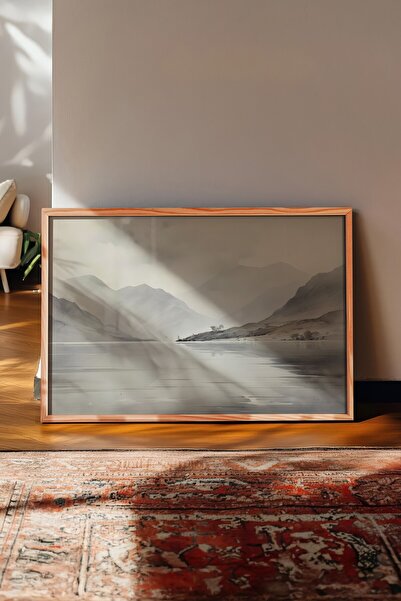 Postifull Tablou vintage, poster cu rama din lemn, decor de perete vintage