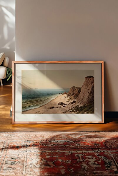 Postifull Tablou vintage, poster cu rama din lemn, decor de perete vintage