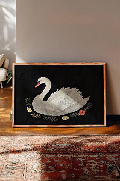 Postifull Tablou vintage, poster cu rama din lemn, decor de perete vintage