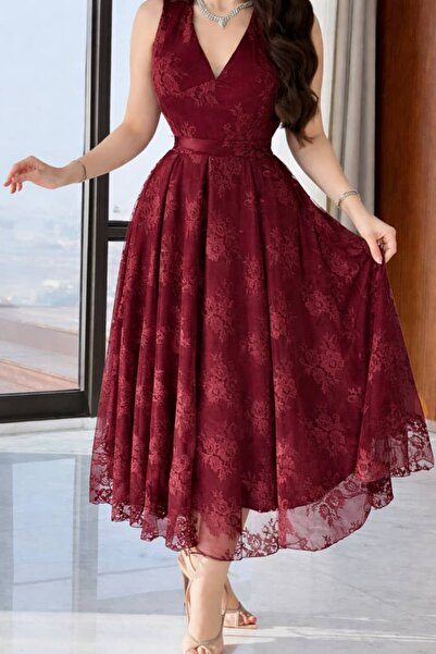 Al-Hanouf Fashion lace evening dress