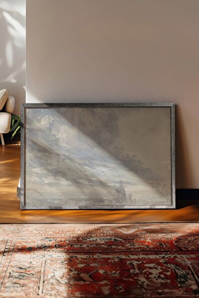 Postifull Vintage slika, poster u srebrnoj ramovani, vintage zidni dekor