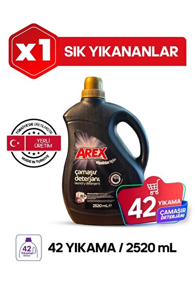 AREX Siyahlar İçin Sıvı Çamaşır Deterjanı 42 Yıkama 2520 ml