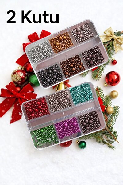Francheska 2 Kutu Hediyelik Süsleme Boncukları Seti | Akrilik Malzeme | DIY T...