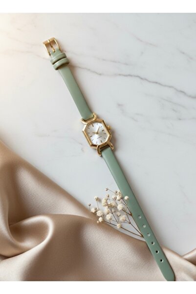 LUNA Eyewear Deri Kordonlu Minimal Vintage Paslanmaz Kararmaz 1 Atm Kutu ve P...