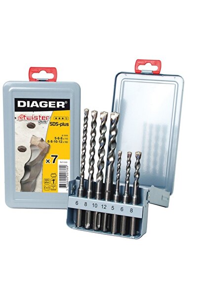 DIAGER Σετ τρυπανιών L110 5-6-8 και L160 6-8-10-12/7 τεμάχια