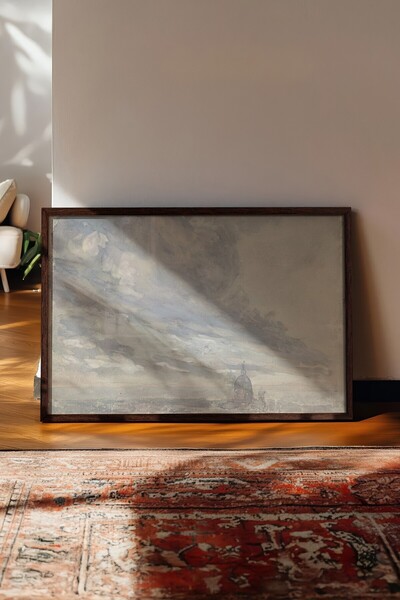 Postifull Vintage ζωγραφική, αφίσα με καφέ κορνίζα, vintage διακόσμηση τοίχου