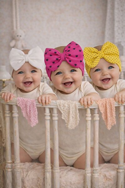 Arin Baby 3 قطع من ربطات الشعر الأنيقة للفتيات الصغيرات/ربطة شعر للفتيات الصغ...