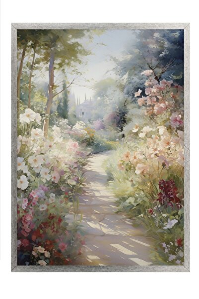 Postifull Vintage slika, poster u srebrnoj ramovani, vintage zidni dekor