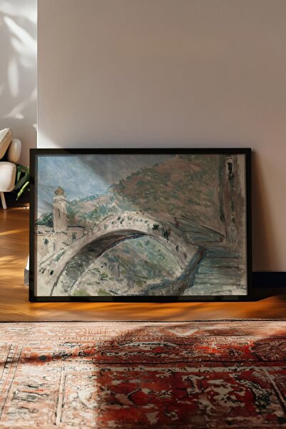 Postifull Tablou vintage, poster cu cadru negru, decor de perete vintage