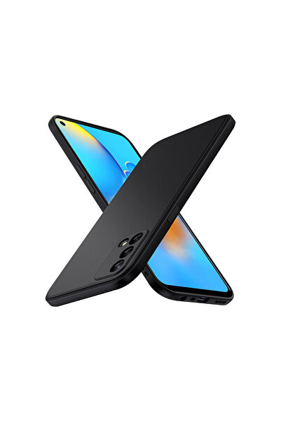 bewn Oppo A74 Compatible Black Velvet Phone Case with Inside Velvet