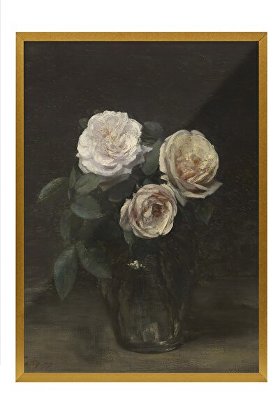 Postifull Vintage slika, poster sa zlatnim okvirom, vintage zidni dekor