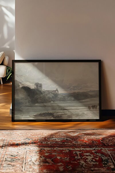 Postifull Tablou vintage, poster cu cadru negru, decor de perete vintage