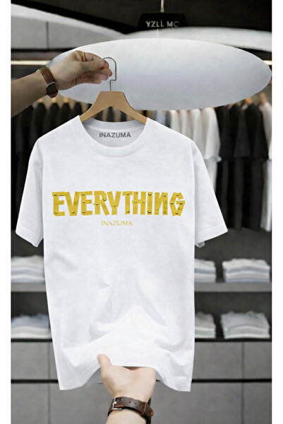 İnazuma Outdoors Tricou unisex oversize din bumbac imprimat, cu gât crew și m...
