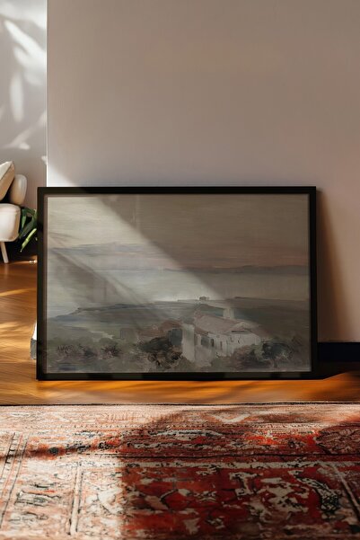 Postifull Tablou vintage, poster cu cadru negru, decor de perete vintage