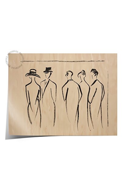 Postifull Vintage slika, poster bez okvira, vintage zidni dekor