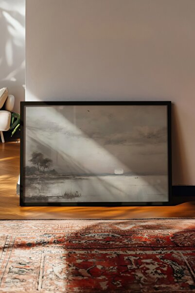 Postifull Vintage Tablo, Siyah Çerçeveli Poster, Vintage Duvar Dekoru