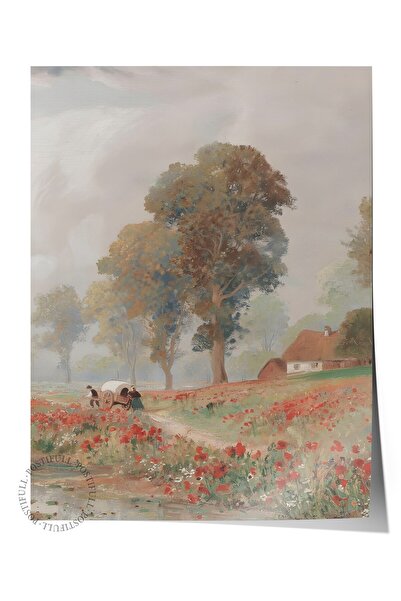 Postifull Vintage Tablo, Çerçevesiz Poster, Vintage Duvar Dekoru