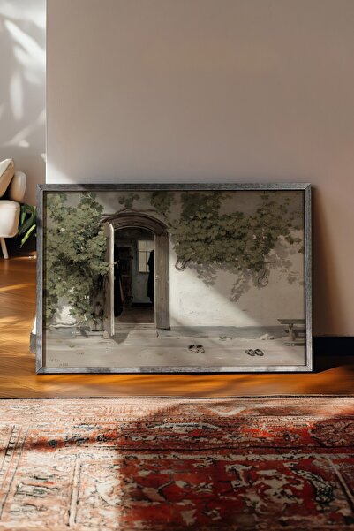 Postifull Vintage slika, poster u srebrnoj ramovani, vintage zidni dekor