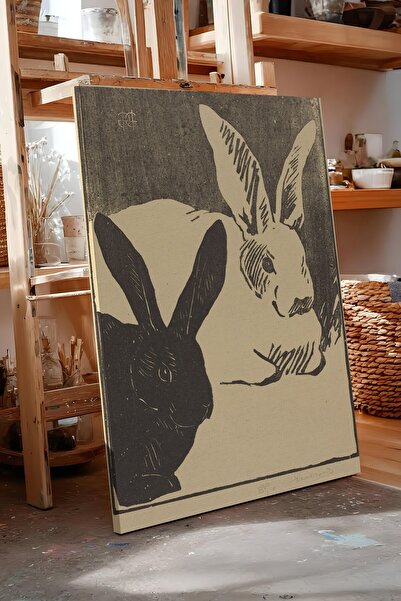 Postifull Tablou vintage, pictură pe pânză, decor de perete vintage