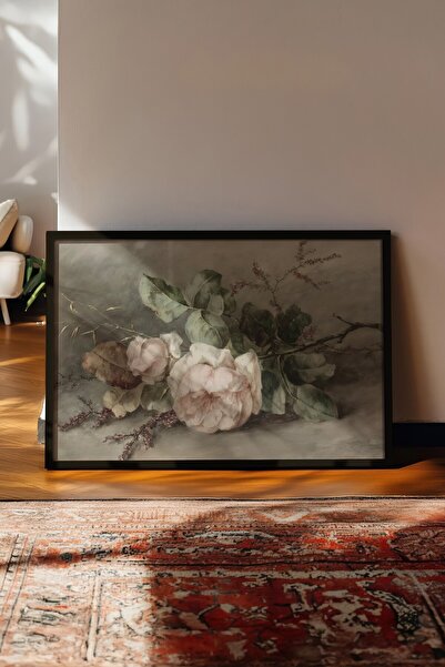 Postifull Vintage slika, poster u crnoj ramovini, vintage zidni dekor