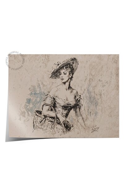 Postifull Vintage slika, poster bez okvira, vintage zidni dekor