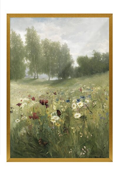 Postifull Vintage slika, poster sa zlatnim okvirom, vintage zidni dekor