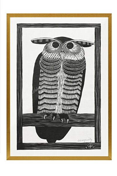 Postifull Tablou vintage, poster cu rama aurie, decor de perete vintage