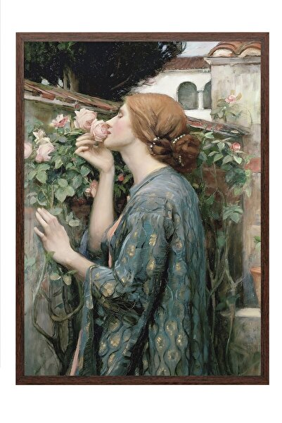 Postifull Vintage ζωγραφική, αφίσα με καφέ κορνίζα, vintage διακόσμηση τοίχου