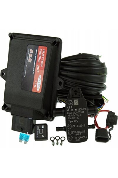 ATİKER AEB Sıralı LPG ECU EKÜ MAP Tesisat Anahtar Düğme Seti Tüm Araçlara Uygun