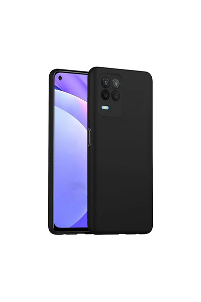 bewn Oppo A54 Compatible Black Velvet Phone Case with Inside Velvet