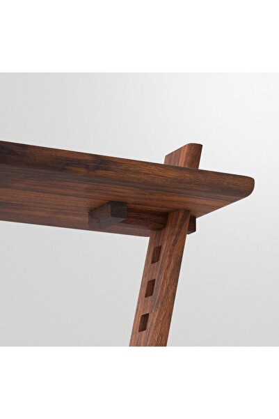 Handmade Yan sehpa masif ahşap